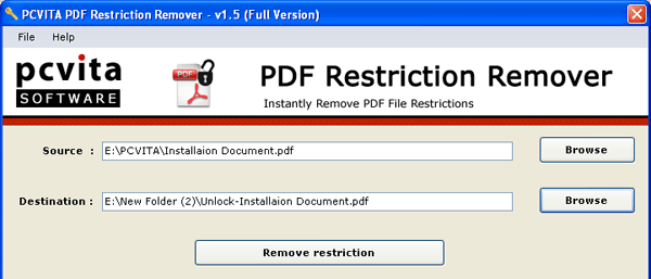 PDF Unlock Software